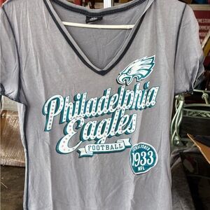 NFL Team Apparel Gray Women's T-Shirt